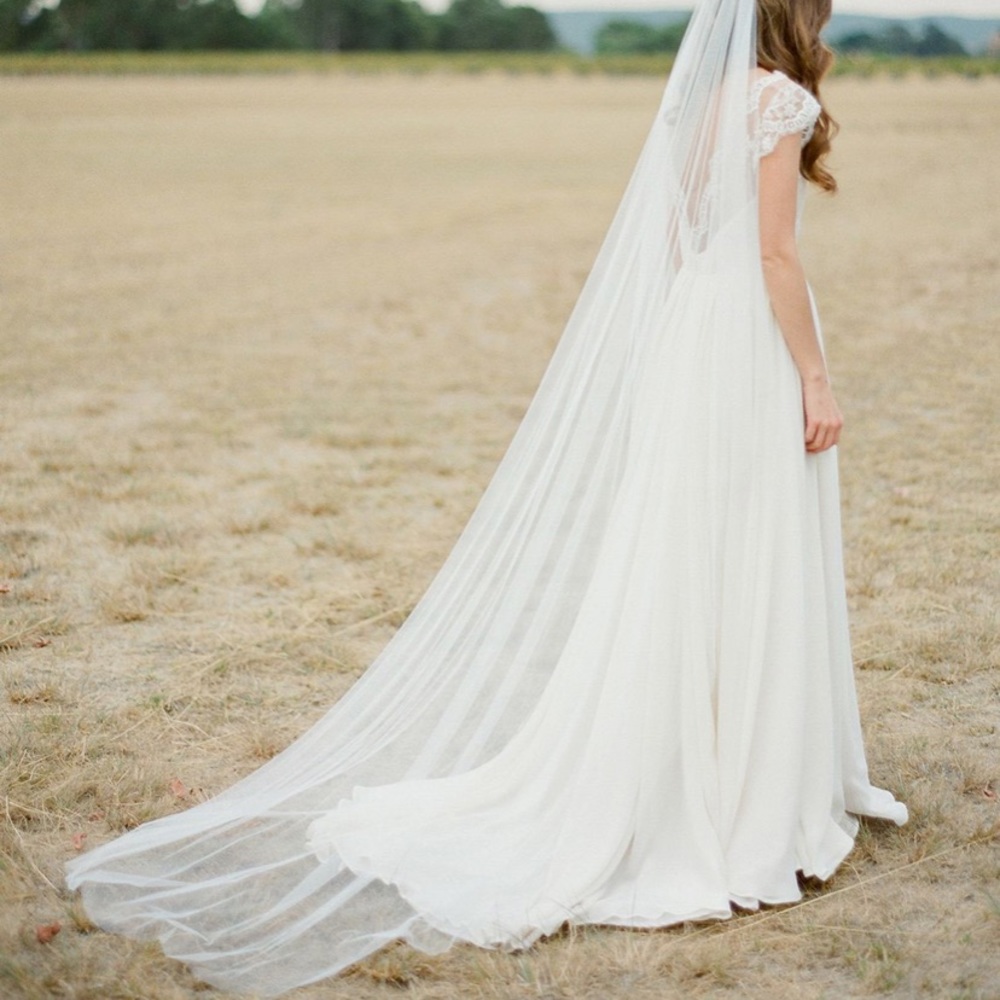 Cathedral length wedding veil